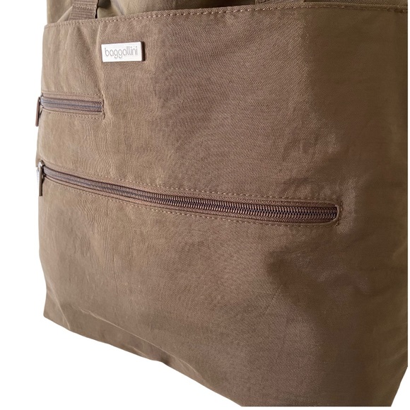 EUC Baggallini Special Edition Brown Nylon Tote - Picture 4 of 10